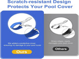 Pool Cover Clips for Above Ground Pools, 30 Pcs 4.7 Inch Stainless Steel, Windproof Clips with V1259-DP01-A-3721