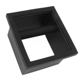 Coffee Ground Knock Box Square Bottomless Black Rubber PTFE Steel Residue Box for Cafe V1294-YM0626-3118230004311