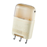 Wall Mounted Chopstick Holder with Hooks Self Adhesive Wall Mounted Chopstick Storage Box Kitchen V1294-YM0901-3118240097711