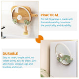 2Pcs Kitchen Pot Lid Organizer with Wear Resistant Finish and Zinc Alloy Hooks for Home Essentials V1370-AZ4-16106