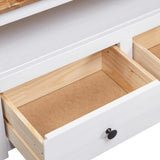 Corner Tv Cabinet White 93x49x49 Cm Solid Pine Panama Range 43_282687