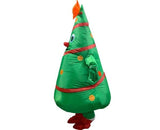 Inflatable Christmas Tree Costume Christmas Costume Polyester Christmas Costume - Green - Size 01 V1102-128-41271-GRN-01