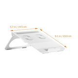 Back to School Laptop Stands for Desks White ABS Multipurpose 1Pack for Professionals V1370-AZ4-15235