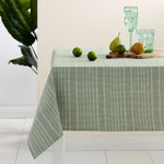 Ladelle Green Eco Cotton Rich Tablecloth 150 x 300 cm V442-LDE-TABLEC-ECO300CM-GREEN-RE