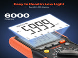 Digital Multimeter, 6000-Count TRMS DC/AC Voltmeter Tester, Auto-Ranging Multimeter for V952-WYB1000VACDCRIU9H001V9