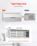 Air Conditioner Wall Sleeve 42 in with Exterior Grille Wall AC Sleeve V952-KDCJT42INCHD3IX7CV0