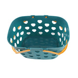 Shower Storage Basket Portable Handle Versatile Hollow Design Bath Storage Basket Organizer Bin for V1294-YM0901-3117240098311