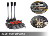 3 Spool Hydraulic Control 11GPM Hydraulic Directional Control Double Acting Hydraulic V952-KZF3ZYY11GPMSZY01V0