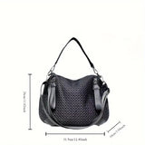 Women's fashionable mesh-paneled crossbody bag, large-capacity lightweight mesh travel vacation V1232-WMXKB001