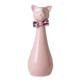 Handcrafted Cat Statue Ceramic Ashes Urn for Cats - Beloved Pet Cremation Urn, Funeral V1107-135-63463-PNK