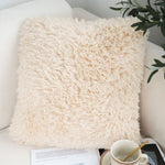 SOGA 50CM Beige Pillow Plush Sofa Cushion, Soft Fabric, Modern Couch Velvet, Decorative Throw Pillow FRENCHCUSHION201