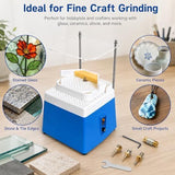 Stained glass grinder,4200r/min Glass grinder,with 5 Sizes Diamond Bits Automatic Water Filling V1107-145-43182