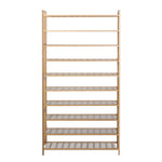 Artiss Shoe Rack Cabinet Bamboo 10-tier 50 Pairs BAM-B-SR2001-NT