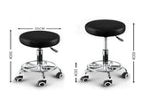 4x Levede Swivel Salon Barstool Hairdressing T4498-BKX4