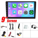 9" Car Radio 2 DIN GPS FM RDS WIFI w/ Rear Camera For Android Auto IOS CarPlay V201-CAR0019BL8AU