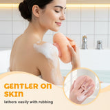 Super Soft Sunflower Suction Cup Bath Ball, 2026 New Exfoliating Bath Bath Sponge Cleaning Brush V1258-DP02-F-24