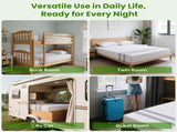 25cm Double Reversible Gel Memory Foam Mattress BedStory Medium & Firm XFGH-MA-H-MF-25-D-WH