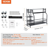 VEVOR Golf Storage Garage Organizer, 3 Golf Bag Stand Holder and Other Sports Equipment Storage V952-GEFSNJHSS4G3RW6OGV0