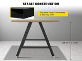 Metal Table Legs 28 x 17.7 inch A-Shaped Desk Legs Set of 2 Heavy Duty Bench Legs with Polyurethane V952-TZZTY28X17.7AAHCPV0