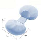 Blue Memory Foam Pregnancy Pillow for Side Sleeping, Adjustable Maternity Belly and Back V888-ELOSUNG54139