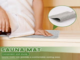 6Pcs Sauna Hats & 6Pcs Sauna Mats, Felt Sauna Hat, Bath Hair Caps with Loops, Heat Insulation Sauna V1107-113-14727