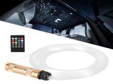 10W RGBW Fiber Optic Light with Remote Control Car Ceiling KTV Bar Decoration 0.75mm x 2mEU 100240V V1294-YM0901-3119210017612