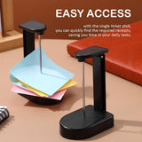Ticket Holder Black Plastic Easy Access Space-Saving for Restaurant and Office 4Pcs V1369-AZ3-W-16783