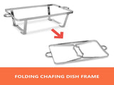 9L Chafing Dish Set Buffet Pan Bain Marie Bow Stainless Steel Food Warmer V201-FAZ4991SI8AU