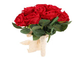 Artificial Wedding Bouquet Fade Proof Minimalist Realistic Silk Roses Bridal Bouquet for Prop V1294-YM0901-3115250086312