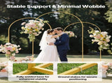 Arch Stand, Set of 3, 2.4/2.2/2 m, Stable Structure, Easy Assembly, Gold Metal Arch V952-BYDGMJSJT8FTVMGMA001V0