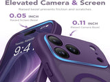 Magnetic for iPhone 17 Pro Case with 2X Screen Protectors, Deep Purple V1259-CASE-IP17P-2XSP-DP
