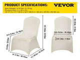 Stretch Spandex Folding Chair Covers, Universal Fitted Chair Cover, Removable Washable Protective V952-ZYT100PCSXYSQB001V0