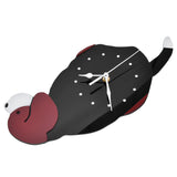 Wall Clock Swing Dog DIY Simple Fashion Silent Frameless Wall Clock With Swing Tail Home Office V1294-YM0523-3115220018611