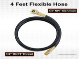 Air Tank Repair Kit W/Safety Valve, Pressure Gauge and 4 Feet Hose Assembly for Portable Carry V1189-LWWAL-20260325-00492