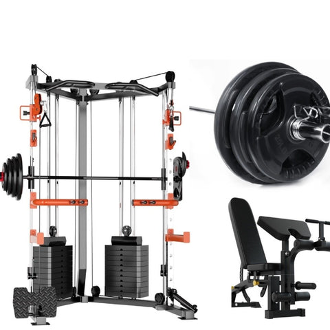 SmartFit C1 Max Multi Functional Cable Crossover Station 130kgs Pin Loaded Machine Multi Func V1025-717331801366