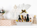 Empty Gift Basket with Handles Sturdy Tray Wine Gift Basket Party Favors Basket for Graduation V1294-YM0521-230707HL02-4