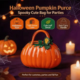 New PU 3D Pumpkin Bag, Rustic Handheld Crossbody Autumn Daily Bag V1232-NGBB-001