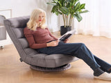 Swivel Floor Gaming Chair, 360-Degree Rotating Floor Chair with 4 Adjustable Position Folding V952-DBYXZKWFS000O4SU9V0