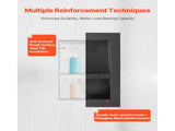 Shower Niche 40.6 x 50.8 x 10.2 cm Recessed Wall Divider Shelf Bathroom V952-SLLYBK2C16INJ0D06001V0