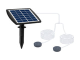 6V 2W Plug-in Solar Pump with 8.2ft Pipe 2 Air Bubble Stones Fish Tankator Aquarium V1294-YM0901-YM18620ZYB001