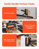 VEVOR Labor Saving Arm Jack 2 PCS 200kg Capacity 2 Modes Lifting to 195mm Black V952-TGQHS200MM2DK08MFV0