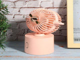 Innovative Airplane Shaped Desktop Mini Portable Fan USB Charging for Home Office UsePink V1294-YM0901-3113200062012