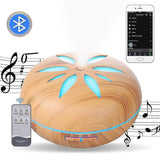 550ml Bluetooth Humidifier with Remote, Timer, Ultrasonic Mist & Mood Light V1263-JX-3806