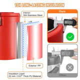 Stainless Steel Insulated Beverage, 17.2 Liter, Thermal Hot and Cold Drink Server V952-YLHLQQYX5JL0EEU4SV0