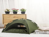 L Green Foldable Breathable Summer Pet Tent with Cooling Mat - Portable Outdoor and Indoor Pet V888-ELOSUNG13372