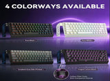 SOLA AX68 Mechanical Keyboard, Gasket Mount Hot Swappable RGB Tri-Mode Wireless V1300-AX68-GRADIENT-GRAY
