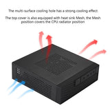 Mini-ITX for Case HTPC Computer for Case Home Theater Computer Chassis Monitoring server Chassis for V1370-AZ4-12988