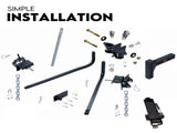 800lbs Weight Distribution Hitch System Load Leveller Caravan Anti Sway Bars V379-WGHTDIS800