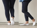 12X Rexy Cushion No Show Ankle Socks Medium Non-Slip Breathable WHITE V274-GM-RXCNOS-M12-WH_