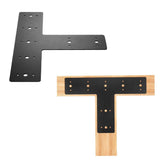 14" x 10" T Shape Steel Flat Bracket with Powder Coating as Mending Plate, Joining Brackets, V1192-AZ-W-5020